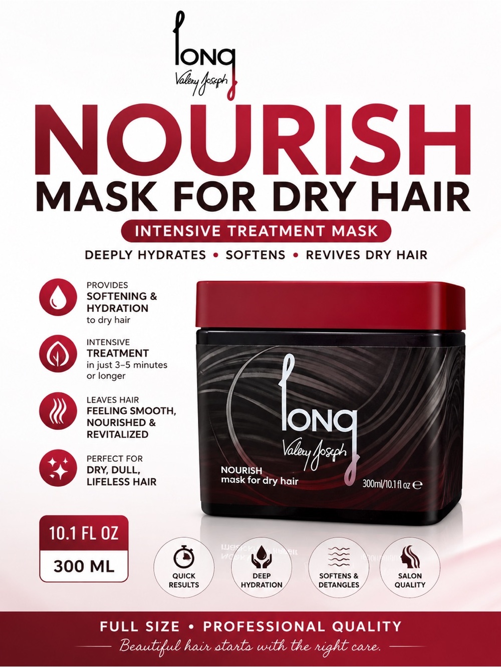 Valet Joseph Nourish Mask for Dry Hair - NEW⭐️